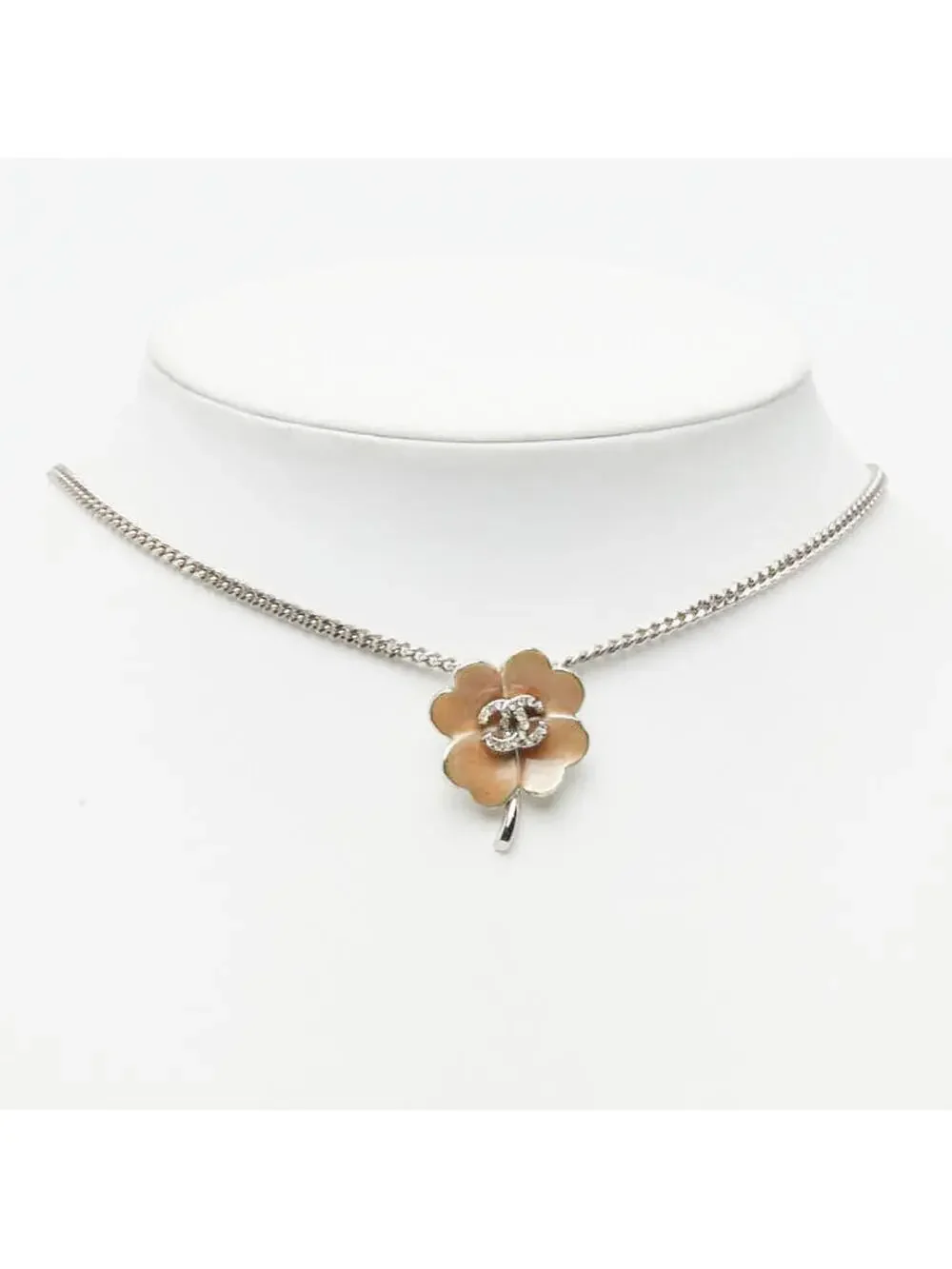 Chanel Cc Logo Chain Pendant Necklace #299656C66B